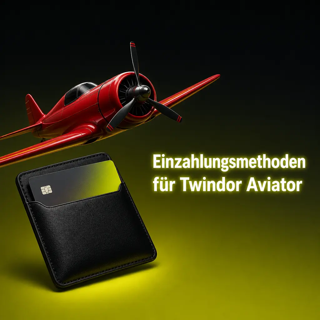 Übersicht der zehn Einzahlungsmethoden für Twindor Aviator, darunter Überweisung, Visa, Mastercard, Apple Pay und Krypto-Wallets.