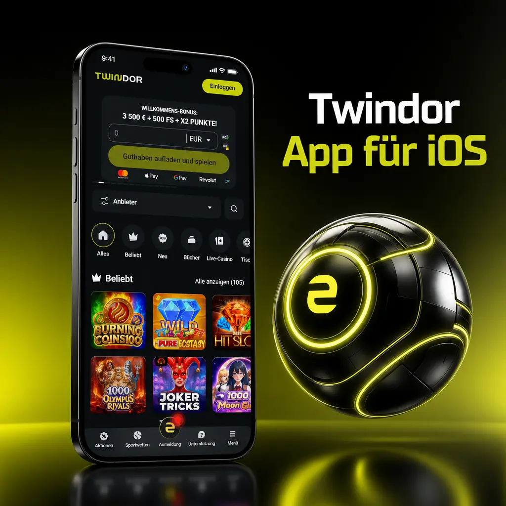 Twindor App Icon für iOS auf einem iPhone, kostenloser Download im App Store für Apple-Geräte